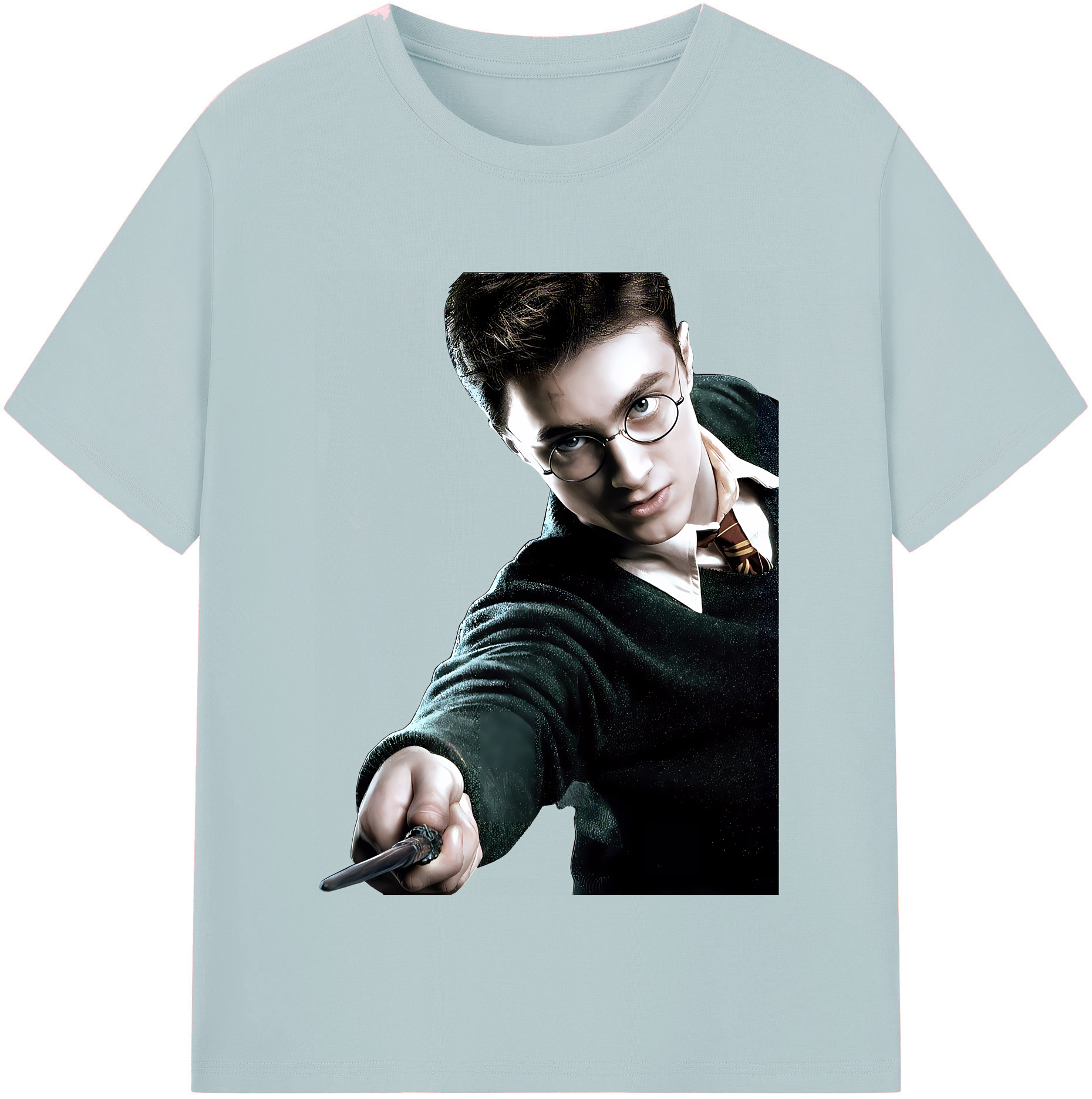 （画像用） Harry Potter ハリー・ポッターシリーズ 綿100％半袖Tシャツ（フロントプリント）